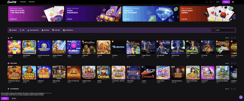 Welcome to the Exciting World of Casiny Casino